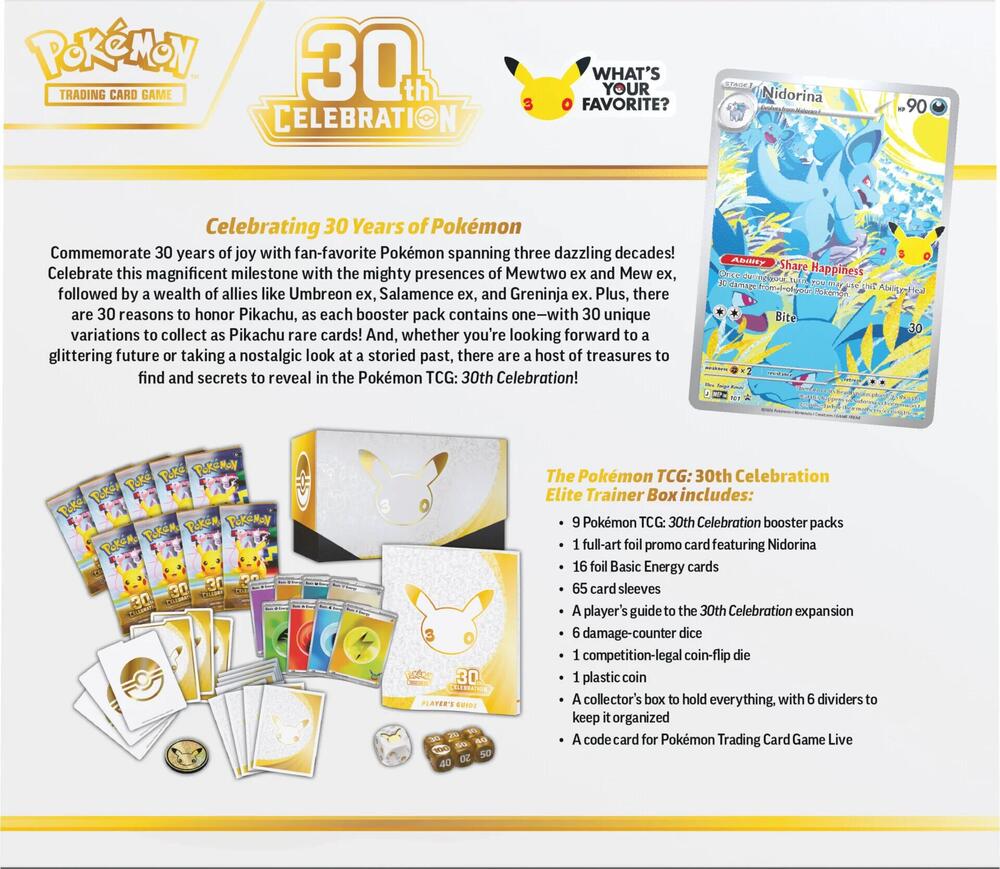 •Pre Oder• 30th Anniversary Elite Trainer Box